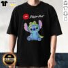 Premium Stitch Cosplay Crocodile X Pizza Hut T-Shirt featuring vibrant graphics and comfortable fit for fans and collectors.