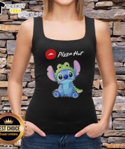 Premium Stitch Cosplay Crocodile X Pizza Hut T-Shirt - Image 4