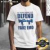 Premium Summerbruise Defend Fake Emo T-Shirt featuring vibrant graphics and soft fabric, perfect for summer style.