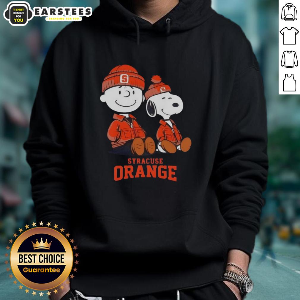 premium-syracuse-orange-x-snoopy-and-charlie-brown-hoodie Alt Text: Premium Syracuse Orange X Snoopy and Charlie Brown hoodie featuring vibrant graphics and stylish design for fans.
