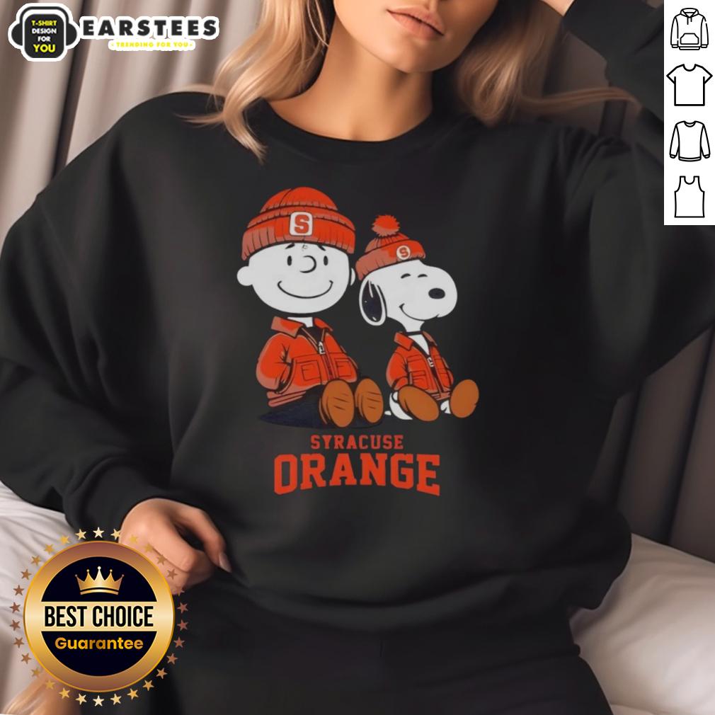 premium-syracuse-orange-x-snoopy-and-charlie-brown-sweatshirt Premium Syracuse Orange X Snoopy and Charlie Brown sweatshirt featuring vibrant graphics and cozy design.