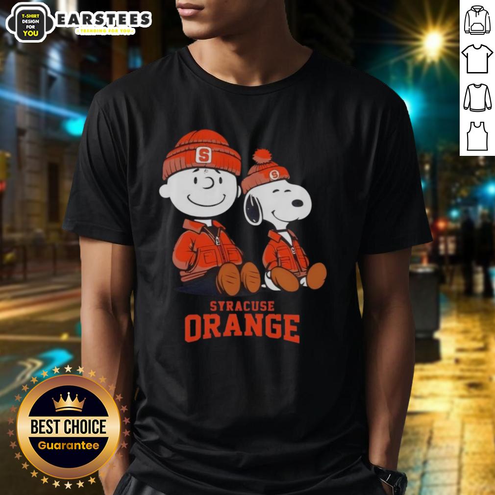 premium-syracuse-orange-x-snoopy-and-charlie-brown-t-shirt Premium Syracuse Orange X Snoopy and Charlie Brown T-Shirt featuring vibrant graphics of beloved characters on a stylish design.