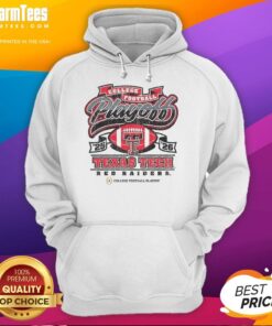 Premium Texas Tech Red Raiders college football playoff 2025-2026 hoodie featuring team colors and logo.
