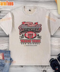 Alt Text: Premium Texas Tech Red Raiders College Football Playoff 2025-2026 washed t-shirt featuring team logo and stylish design.