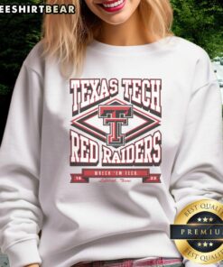 Alt Text: Premium Texas Tech Red Raiders heater sweatshirt featuring bold team graphics and cozy fabric for ultimate comfort.