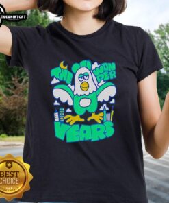 Premium The Wonder Years Go Birds Ladies Tee featuring a stylish design for fans of the classic TV show and sports.