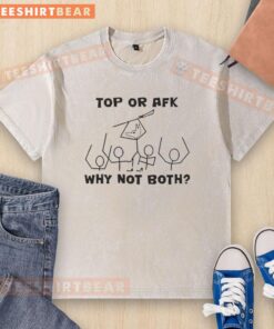 Premium top or AFK? Why not both? Stylish washed t-shirt for casual wear and comfort.