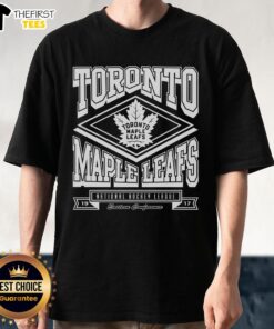 Premium Toronto Maple Leafs Heater T-Shirt featuring team colors and logo, perfect for any loyal fan's wardrobe.