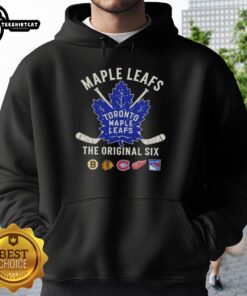 Premium Toronto Maple Leafs Original Six Combined Hoodie showcasing team pride and classic design.