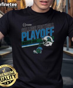 Premium Tulane Green Wave College Football Playoff 2025-2026 Helmet T-Shirt