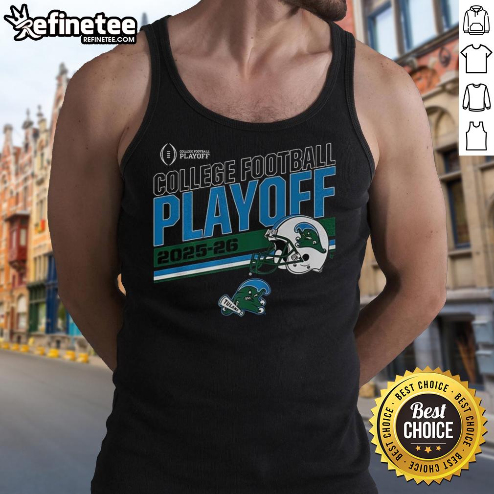 premium-tulane-green-wave-college-football-playoff-2025-2026-helmet-tank-top Premium Tulane Green Wave College Football Playoff 2025-2026 helmet tank top featuring vibrant team colors and logo.