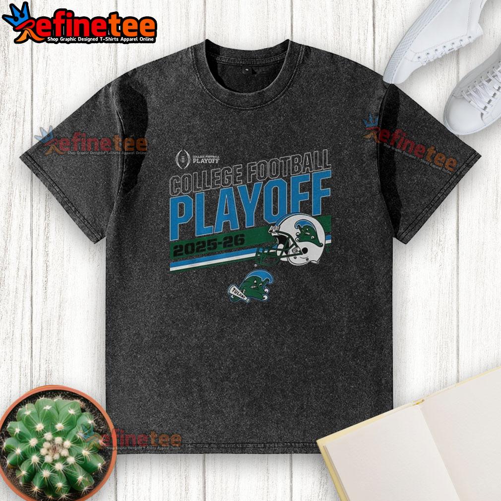 premium-tulane-green-wave-college-football-playoff-2025-2026-helmet-washed-t-shirt Alt Text: Premium Tulane Green Wave College Football Playoff 2025-2026 helmet design on a washed t-shirt, showcasing team spirit.