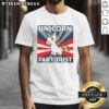 Premium Unicorn Fart Dust T-Shirt featuring a colorful, whimsical design perfect for fun-loving unicorn enthusiasts.
