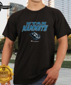 Premium Utah Mammoth Champions T-Shirt featuring bold graphics and comfortable fabric for fans and athletes alike.
