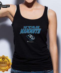 Premium Utah Mammoth Champions Tank Top featuring a stylish design for sports enthusiasts and casual wear.