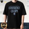 Premium Vancouver Whitecaps FC 2025 MLS Western Conference Champions T-Shirt showcasing team colors and logo.