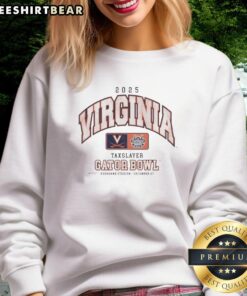 Premium Virginia Cavaliers 2025 TaxSlayer Gator Bowl sweatshirt featuring team colors and logo for ultimate fan style.