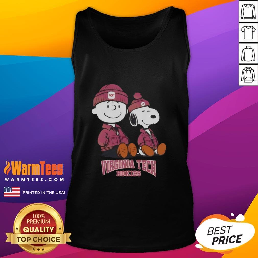 premium-virginia-tech-hokies-x-snoopy-and-charlie-brown-tank-top Premium Virginia Tech Hokies X Snoopy and Charlie Brown tank top, featuring vibrant graphics and a stylish design.