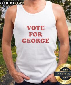 Premium Vote For George Kittle tank top featuring bold graphics, perfect for 49ers fans and sports enthusiasts.