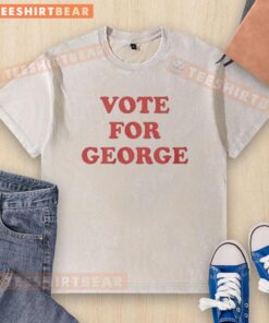 Premium Vote For George Kittle Washed T-Shirt featuring a stylish design for fans of the San Francisco 49ers.