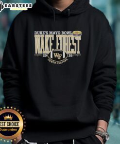 Premium Wake Forest Demon Deacons Dukes Mayo Bowl 2026 hoodie featuring team colors and logo design.