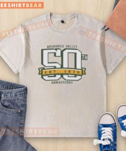 Premium Waubonsie Valley 50th Anniversary T-Shirt established 1975, featuring a vintage washed design.