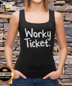 Premium Worky Ticket Tank Top in vibrant colors, perfect for casual wear and summer outings. Stylish and comfortable design.