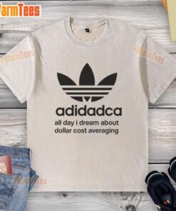 Pretty Adidadca All Day I Dream About Dollar Cost Averaging washed t-shirt, perfect for casual wear and investment enthusiasts.