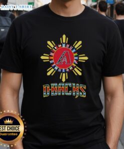 Pretty Arizona Diamondbacks X Hispanic T-Shirt featuring vibrant colors and stylish design for fans.