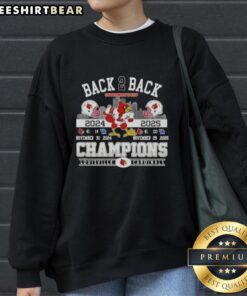 Alt Text: Louisville Cardinals football helmets on a skyline sweatshirt for the 2024-25 Governors Cup matchup.