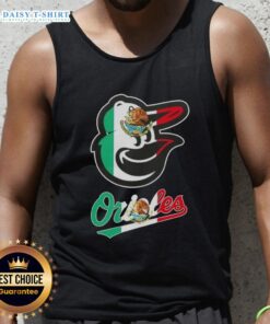 Pretty Baltimore Orioles baseball tank top featuring a vibrant Mexican flag design for stylish fans.