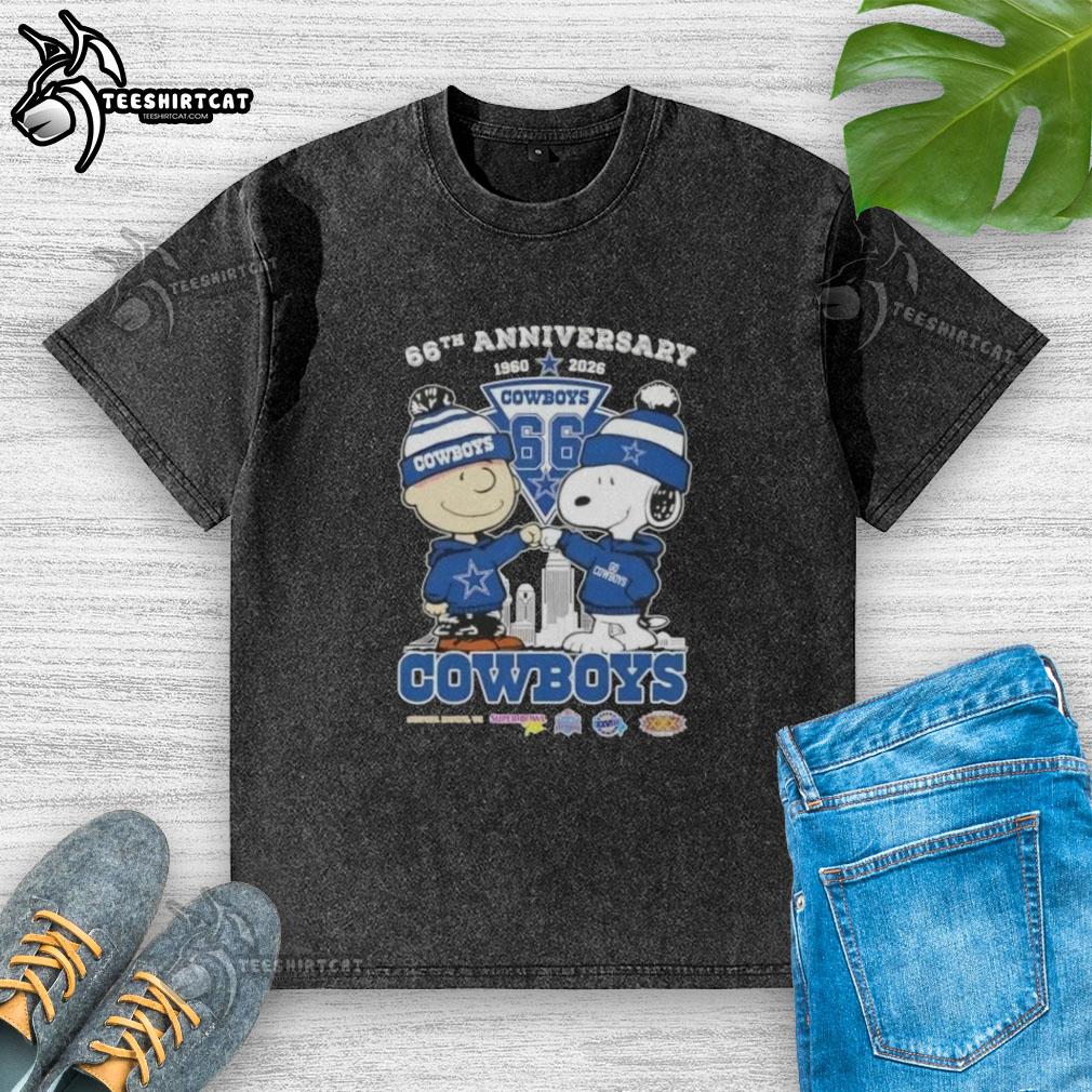 pretty-charlie-brown-and-snoopy-66th-anniversary-1960-2026-dallas-cowboys-football-skyline-washed-t-shirt Alt Text: Pretty Charlie Brown and Snoopy 66th Anniversary t-shirt featuring Dallas Cowboys skyline, perfect for fans.