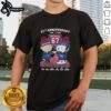 Pretty Charlie Brown and Snoopy 67th Anniversary T-Shirt featuring New England Patriots football skyline design.