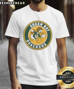 Pretty Disney Green Bay Quackers Pro Football Spoof T-Shirt featuring a whimsical design for fans and humor lovers.