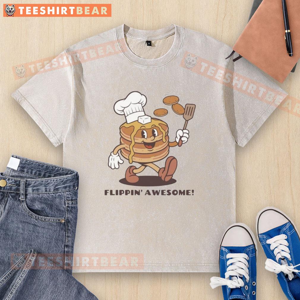 pretty-flippin-awesome-washed-t-shirt Pretty Flippin Awesome washed t-shirt in soft cotton, featuring a trendy design perfect for casual outfits.