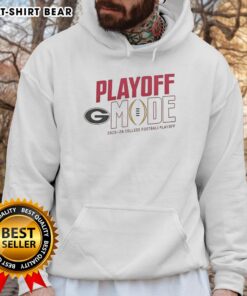 Pretty Georgia Bulldogs CFP 2025-2026 Playoff Mode logo hoodie showcasing team spirit and stylish design.
