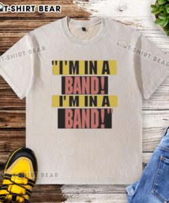 Hayley Williams wearing a vintage I'm in a band washed t-shirt, showcasing her stylish, casual look.