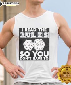 Pretty I Read The Rules So You Don't Have To tank top featuring a stylish design and casual fit for everyday wear.