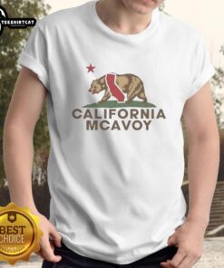 Vintage James McAvoy California Bear T-Shirt featuring California Republic wordplay design, perfect for fans.