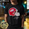 Pretty Josh Allen Buffalo Bills Helmet Signature T-Shirt featuring a vibrant design of the Bills' logo and Josh Allen's autograph.