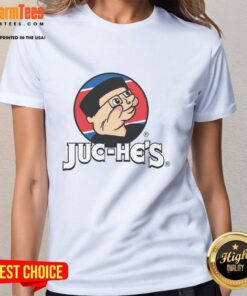 Pretty Juc Hes by K. Thor Jensen ladies tee featuring a vibrant design, perfect for casual style and comfort.