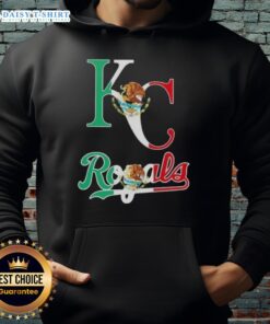 Pretty Kansas City Royals baseball hoodie featuring a vibrant Mexican flag design, perfect for fans and collectors.