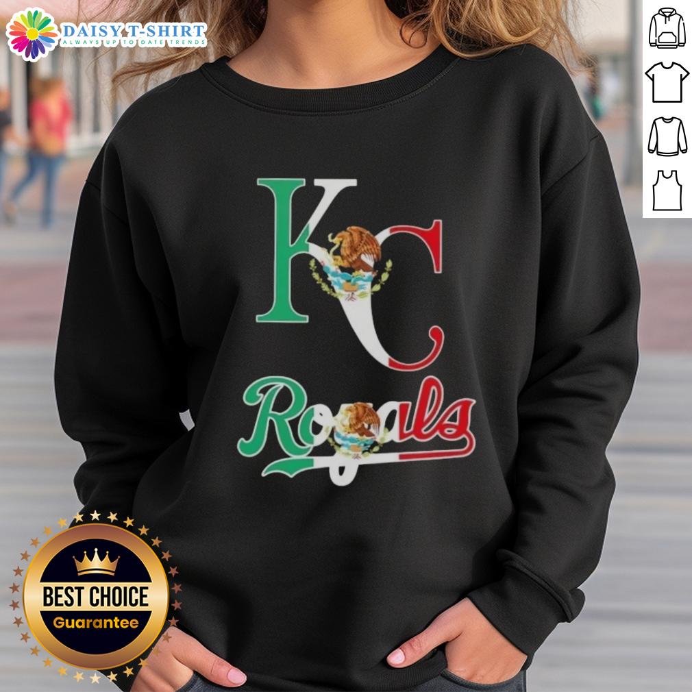 Pretty Kansas City Royals Baseball X Mexican Flag Sweatshirt Pretty Kansas City Royals baseball sweatshirt featuring a vibrant Mexican flag design, perfect for fans and style enthusiasts.