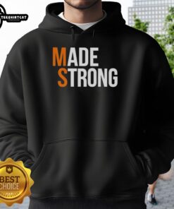 Alt Text: Pretty Made Strong Hoodie in vibrant colors, showcasing its stylish design and comfortable fit for casual wear.