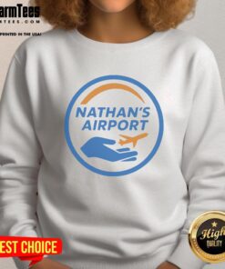 Pretty Nathan's Airport Logo Sweatshirt featuring a stylish design and vibrant colors, perfect for travel enthusiasts.