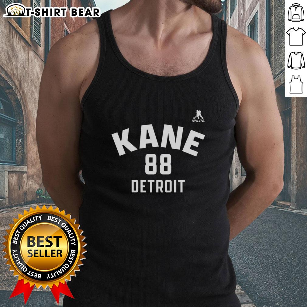 Pretty Patrick Kane Detroit Red Wings Ice Hockey Name And Number 88 Tank Top Stylish Patrick Kane Detroit Red Wings tank top featuring name and number 88, perfect for ice hockey fans.