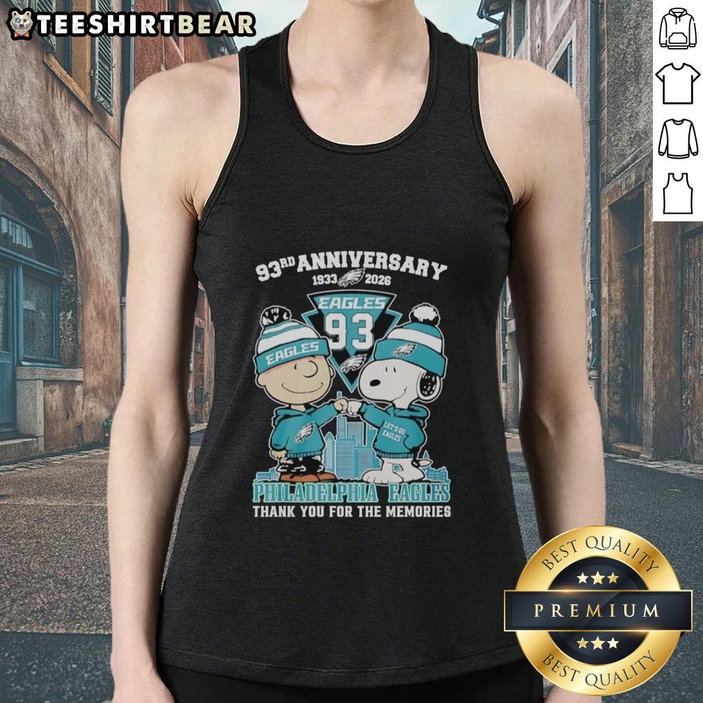 pretty-philadelphia-eagles-outfit-with-snoopy-and-charlie-brown-93rd-anniversary-1933-2026-tank-top Alt Text: Stylish Philadelphia Eagles outfit featuring Snoopy and Charlie Brown tank top, celebrating their 93rd anniversary (1933-2026).