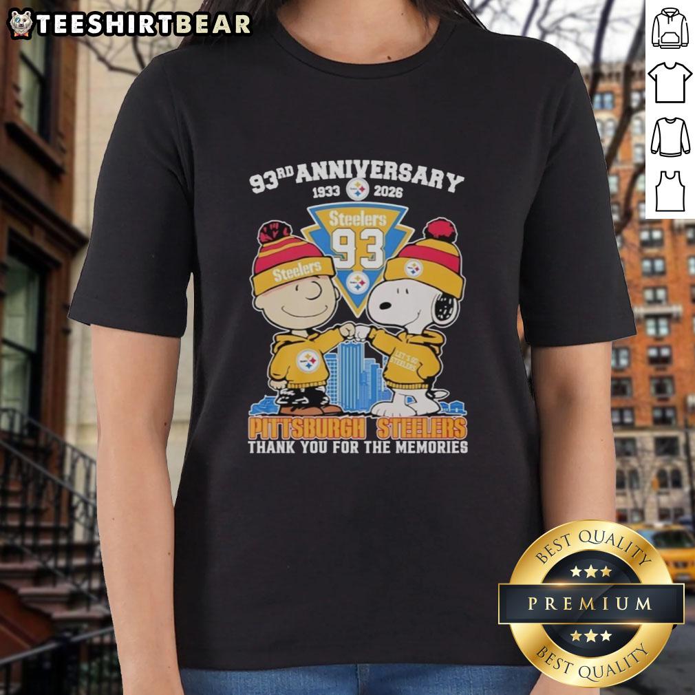 pretty-pittsburgh-steelers-outfit-with-snoopy-and-charlie-brown-93rd-anniversary-1933-2026-ladies-tee Alt Text: Stylish ladies tee featuring Snoopy and Charlie Brown, celebrating the Pittsburgh Steelers' 93rd anniversary (1933-2026).
