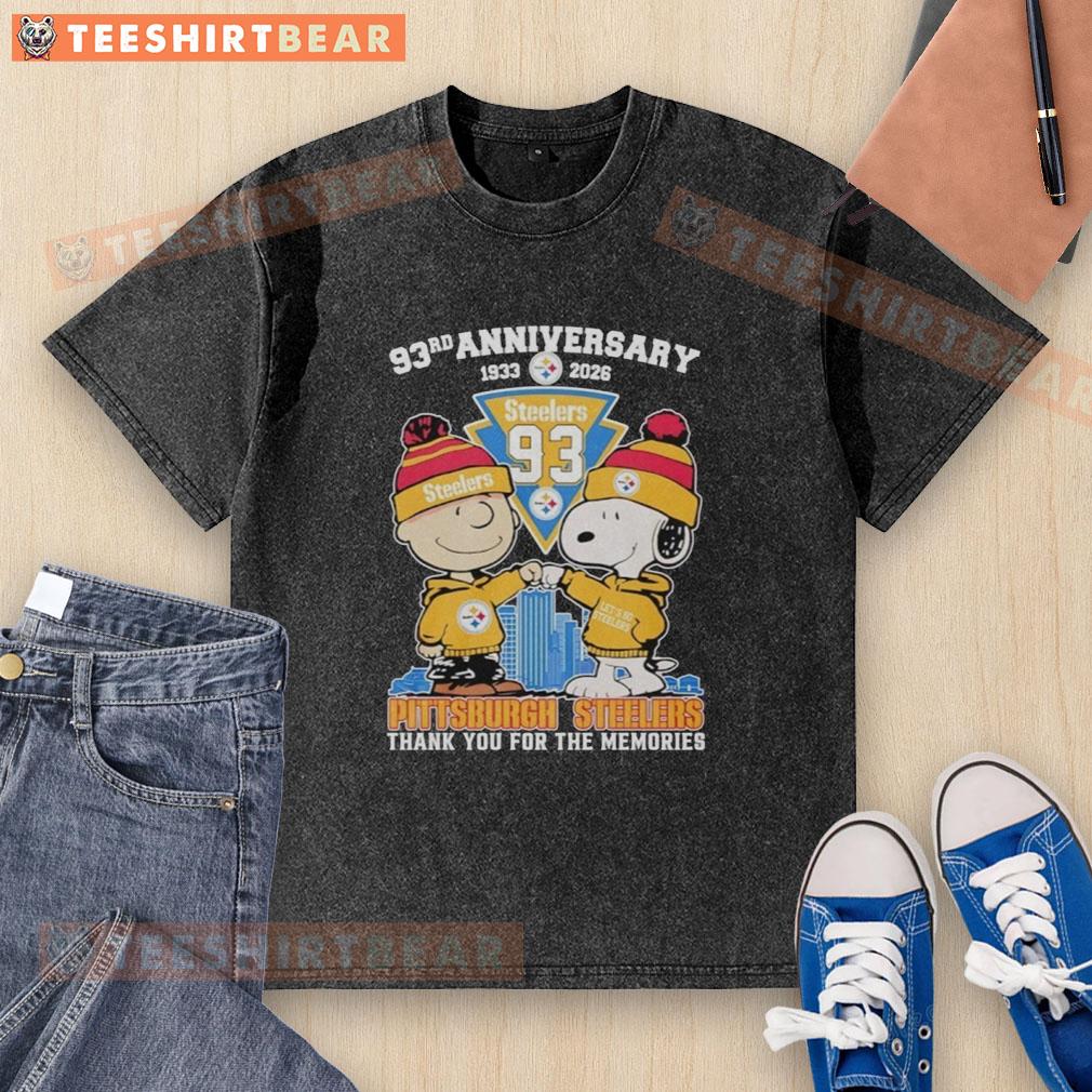 pretty-pittsburgh-steelers-outfit-with-snoopy-and-charlie-brown-93rd-anniversary-1933-2026-washed-t-shirt Alt Text: Stylish Pittsburgh Steelers outfit featuring Snoopy and Charlie Brown on a vintage washed t-shirt, celebrating 93rd anniversary.