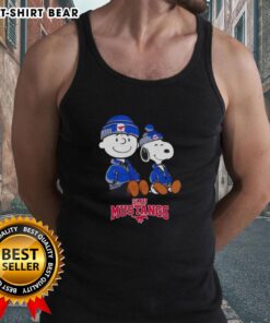 Pretty Smu Mustangs X Snoopy and Charlie Brown tank top featuring vibrant graphics and a stylish design for fans.